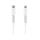 Kabel FIXED Liquid Silicone Cable USB-C-Lightning, 1,2m USB 2.0, PD 60W FIXDLS2-CL12-WH